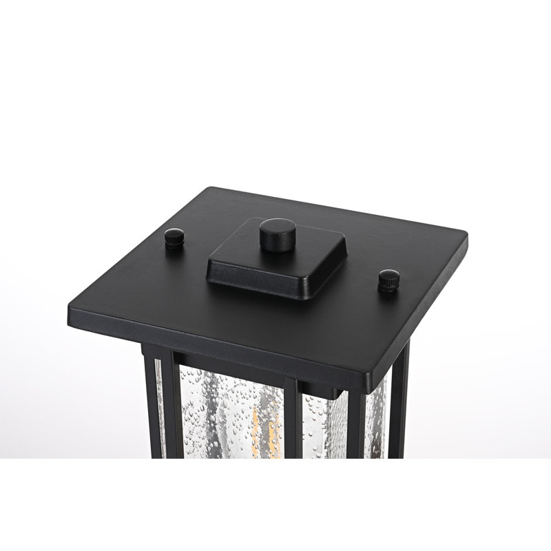 Lampadaire d'extérieur 6,5 pouces noir Meurer
