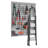 Slat Wall Paneling, 4 x 4 ft, PVC Garage Slatwall with Modular Design, Grey Slat Wall Easy-to-Install Adjustable Slatwall Panel with Coupling Structure & DIY Cutting, Fits for Storage & Display-781810331-781810327