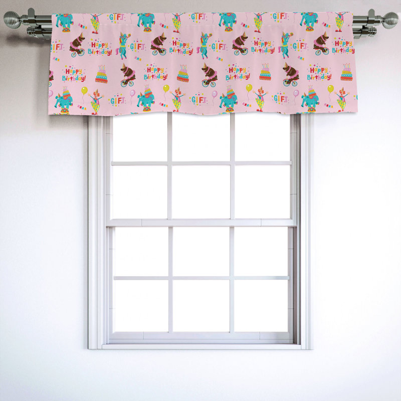 Sateen Ruffled Window Valance
