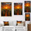 «Arabella Orange Green», art mexicain, tequila lever de soleil sur toile-1171975846-1171975854