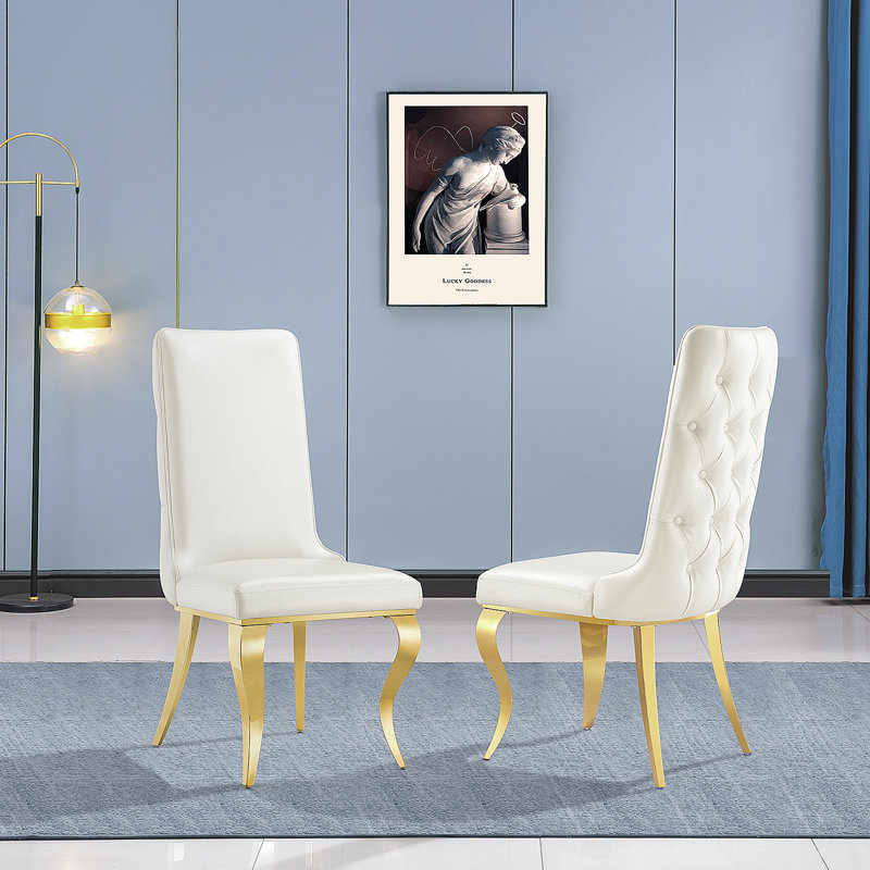 faux leather Upholstered Dining Chairs 