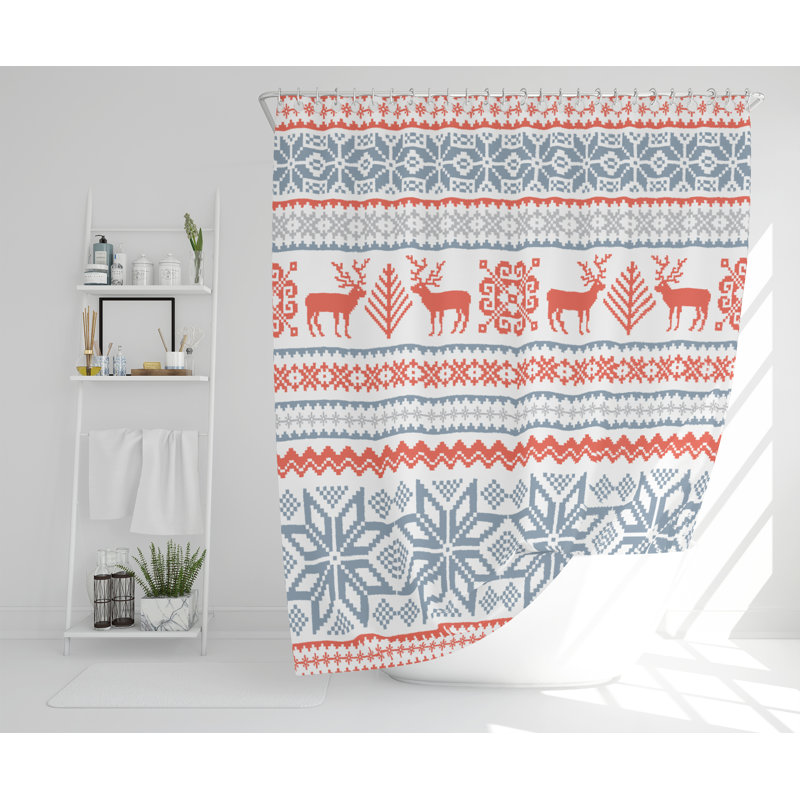 Garvin Polyester Shower Curtain Set