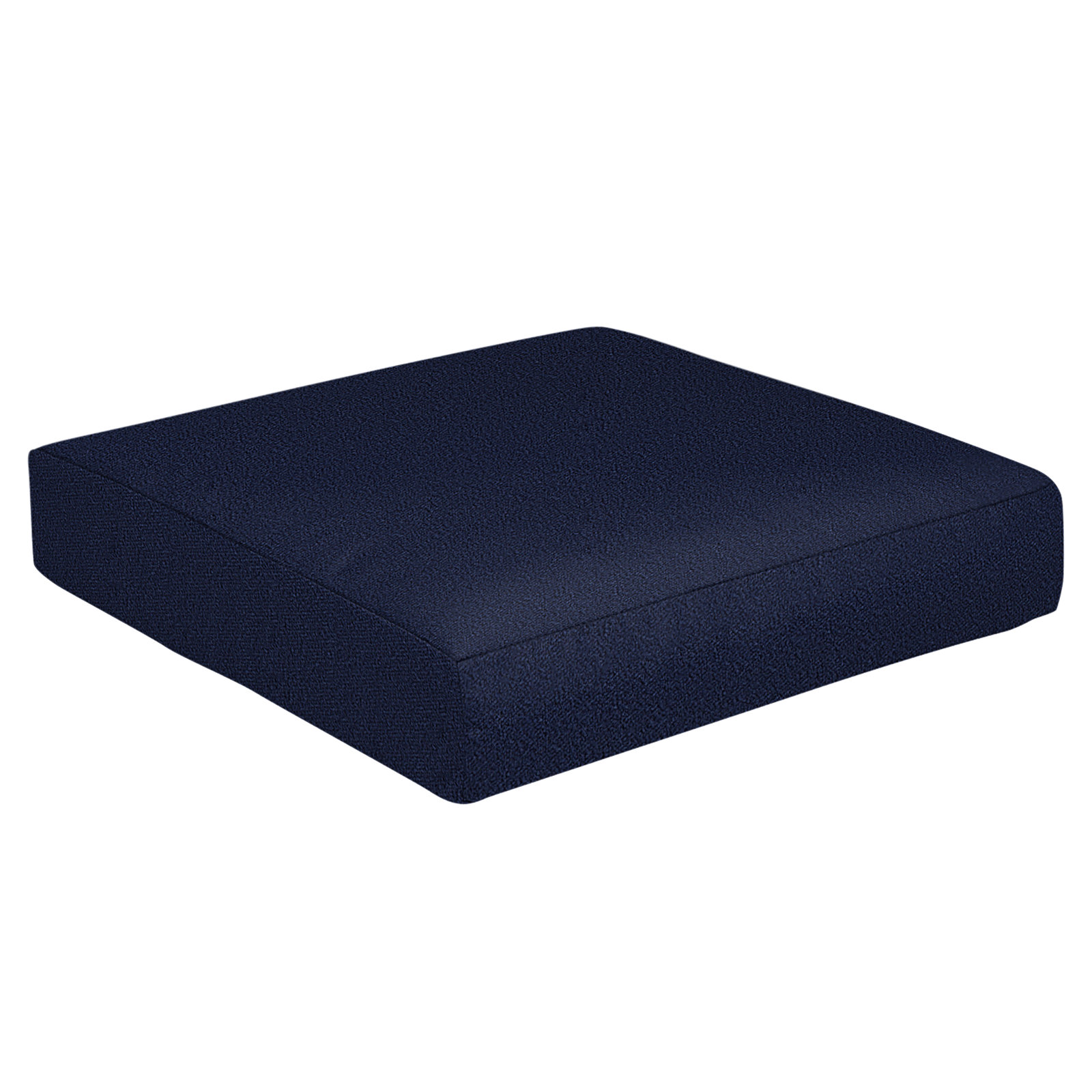 Amorina Outdoor Seat Cushion, Navy, 23 in W x 27 in D x 5 in H