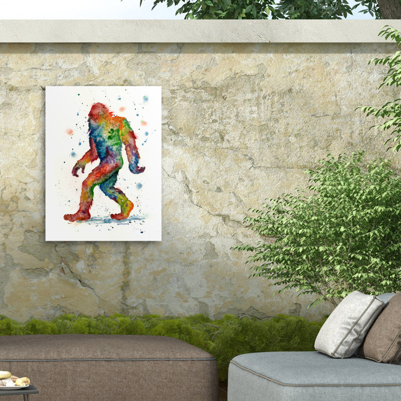 Toile d'extérieur Dave Bartholet Sasquatch, H 14 po x l 19 po