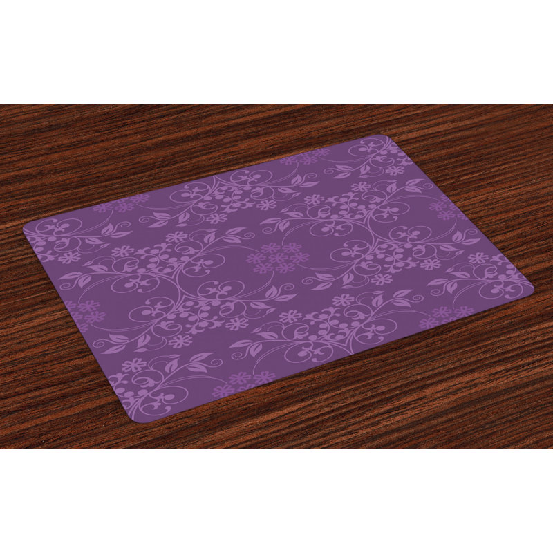 Thirza Eggplant Arrangement Ornament Placemat