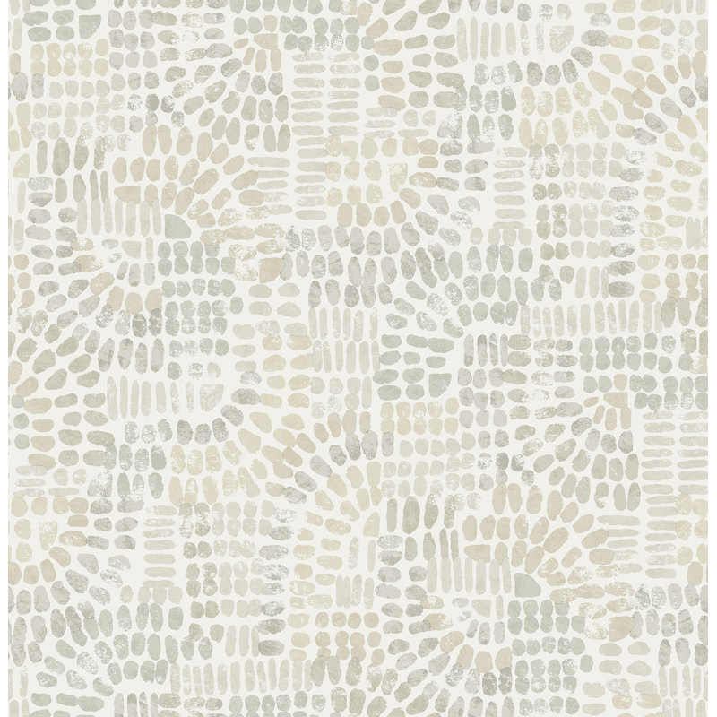 Wanderer Blueberry Mosiac Wallpaper, Aquamarine