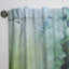 Panneau de rideau abstrait, art liquide vert obscurcissant - nuances de vert liquide Art I-71852843