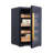 Afidano 850 Count Cigar Humidor Cabinet Exterior in Steel, Temperature and Humidity Control with Touch Panel