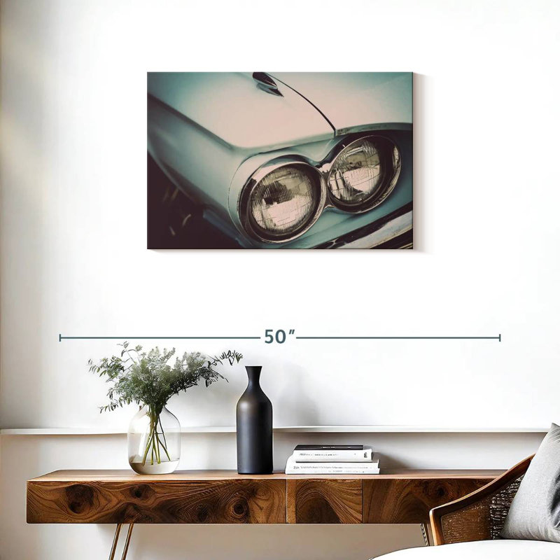 Mehar Old Car Vignette, 20" H x 30" W