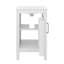 Meuble-lavabo de 20 po avec lavabo en céramique, tablette ajustable en U, support de porte, meuble-lavabo étroit-544438984