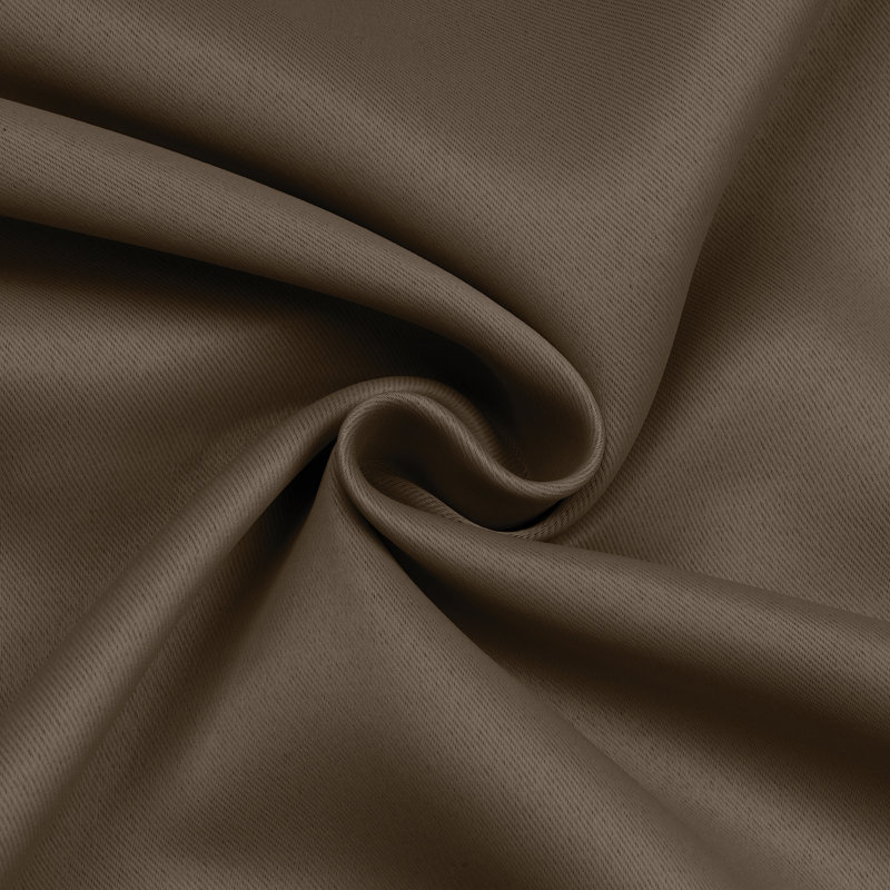Riette Room Darkening Curtain, Brown, White and Pink