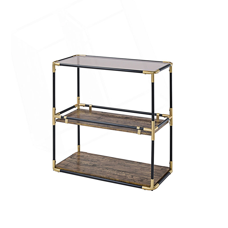 Console avec 2 compartiments ouverts, table de couloir