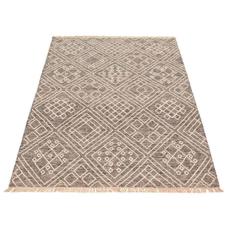 Kilim gris Marrakech 5 pi 1 po x 8 pi 0 po