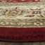 Klose Oriental Red/Ivory Area Rug-25183414