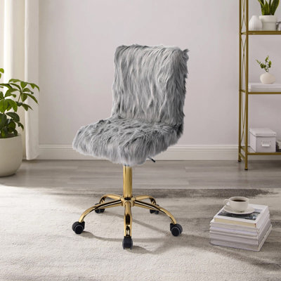 Mercer41 Faux Fur Conference Chair