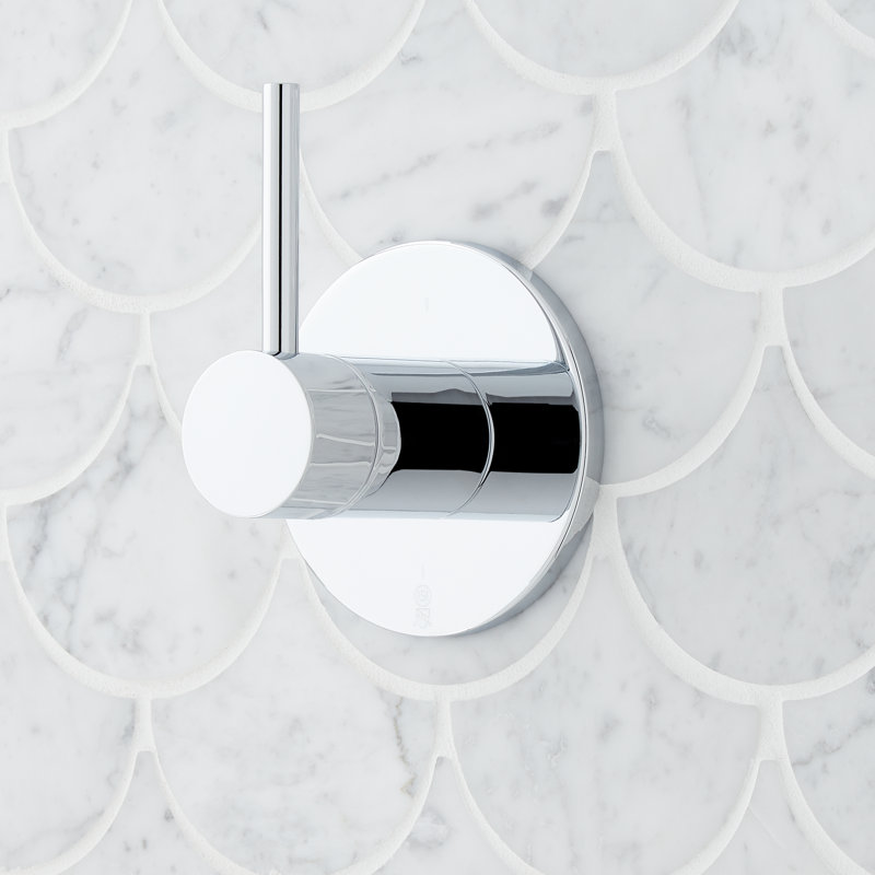 Système de douche thermostatique avec douche à main Lexia, Chrome chrome