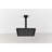 High Shower Head - Matte Black Stainless Steel, Creating A Refreshing Bathroom Experience Rainfall For Refreshment-126353187