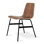 Upholstered Stool with Metal Frame