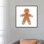Reproduction d’art, "Gingerbread Man" par Orara studio