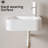 Wall Mounted Bathroom Sink, Rectangle Vessel Sink For Small Bathroom