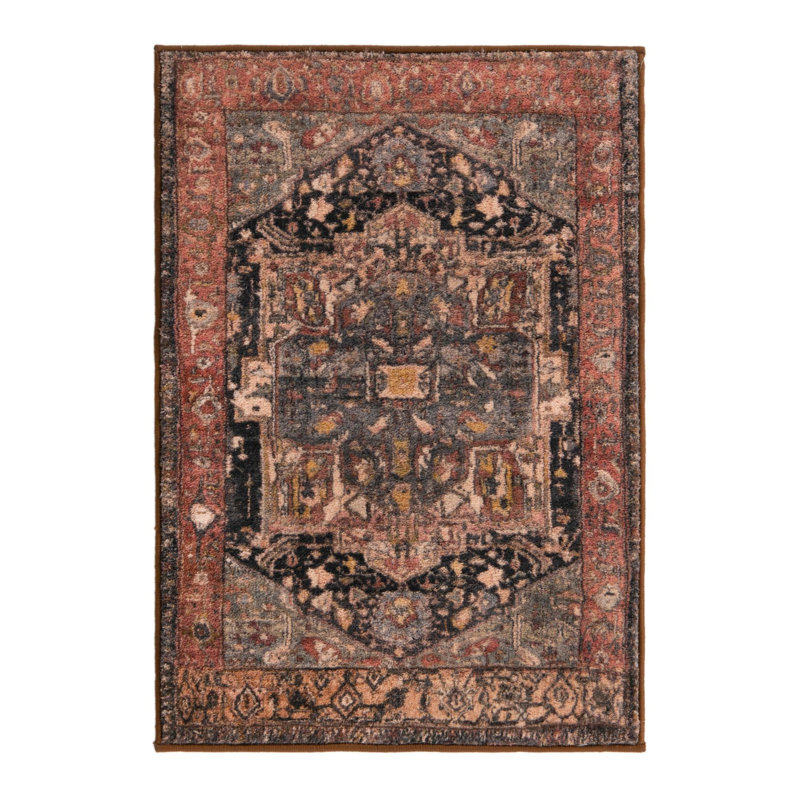 Oriental Indoor Rug, Rectangle 2'2" x 3'