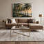«Coastal Coconut Palm Grove», art mural sur toile verte-807419815