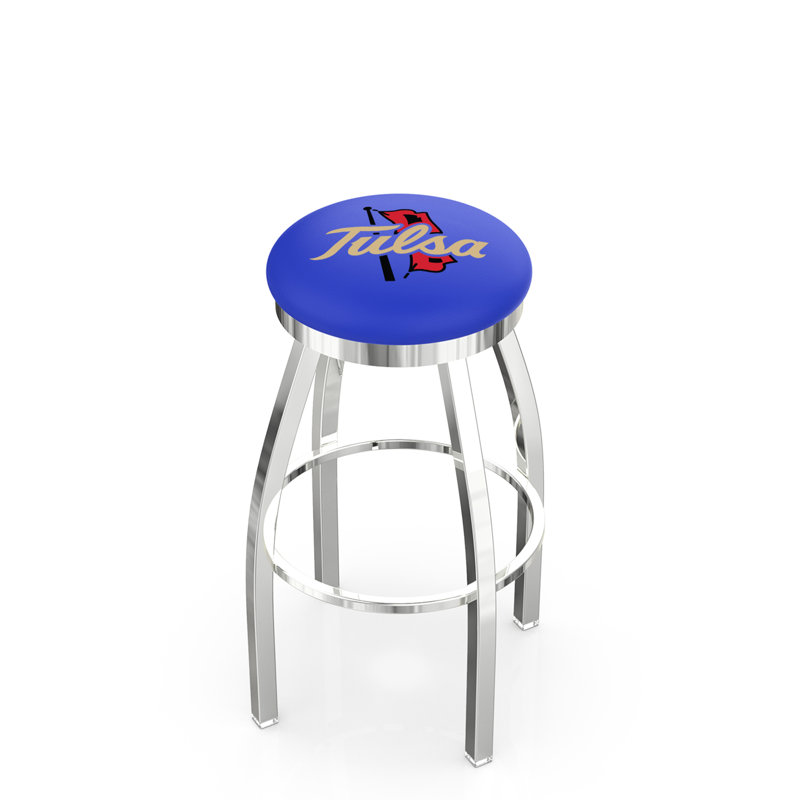 Tabouret tournant 36 "NCAA, Tulsa, Chrome