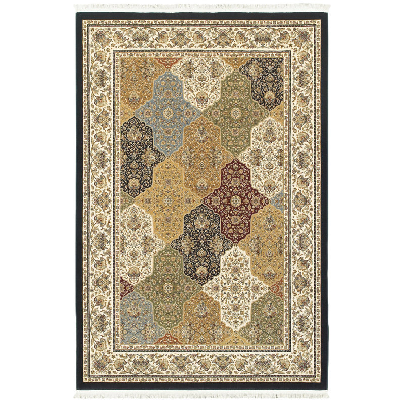 Knepp Oriental Indoor Rug, Rectangle 7'10" x 10'10"