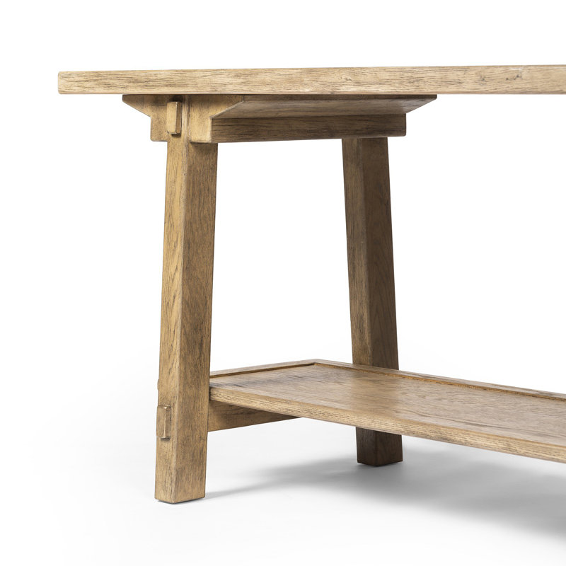Trinity Console Table-Distressed Light Oak