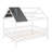 Wood House Bed With Fence-1466968572-1437157137