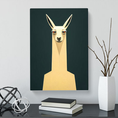 Llama Minimalism Vol.3 - Wrapped Canvas