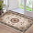 2x3 Boho Vintage Area Rug – Washable, Soft Gray Medallion Carpet with Non-Slip Backing for Living Room, Bedroom, Kitchen (Gray)-1050262515