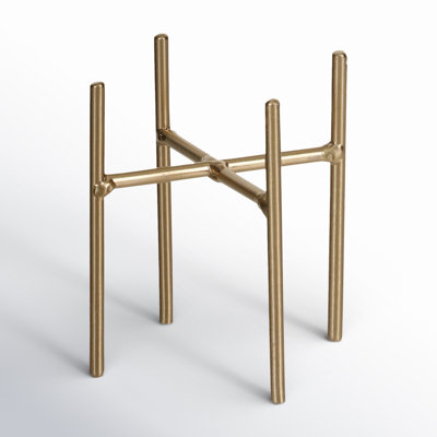 Edmon Gold 5" Metal Plant Stand