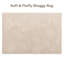 Aspire Homeware Beige Shaggy Area Rug Soft Plush Indoor Carpet-240681183