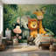 Papier peint animaux verts Jungle-2087657879-2087657872