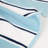 Aston & Arden Pinstriped 100% Cotton Beach Towel 35x70-80322088