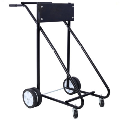 Outboard Boat Motor Stand, Engine Carrier Cart Dolly For Storage, 315Lbs Weight Capacity, W/Wheels