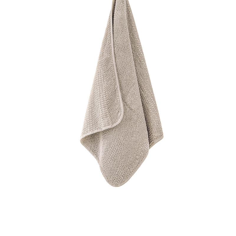 Clean Ocean Waffle Hand Towel, Fog, Small