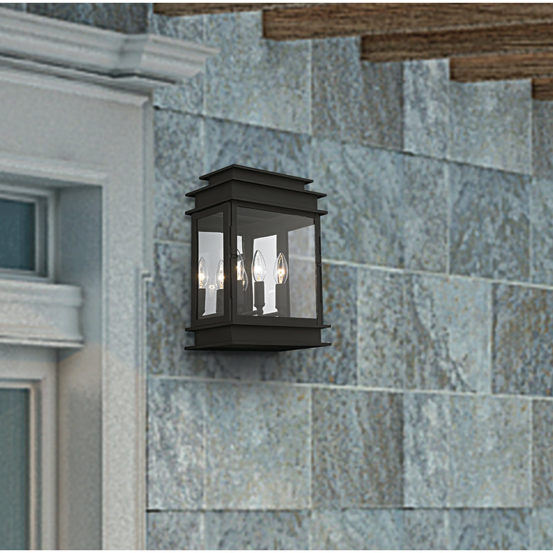 Cortana Wall Light, 15.25" H x 12.5" W x 5.75" D, Bronze