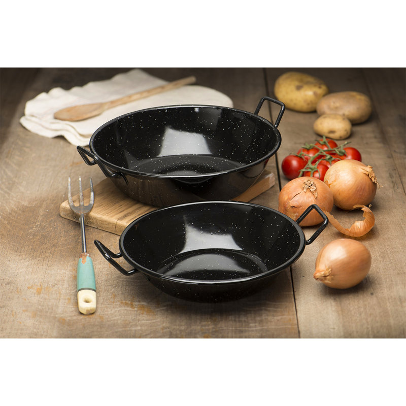 Belfry Kitchen Leenhouts Non-Stick Wok with Lid, 20cm