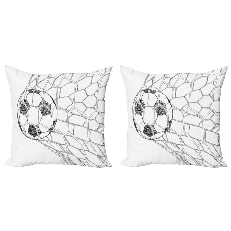 Ambesonne Reversible Pillow Cover, 24" x 24"