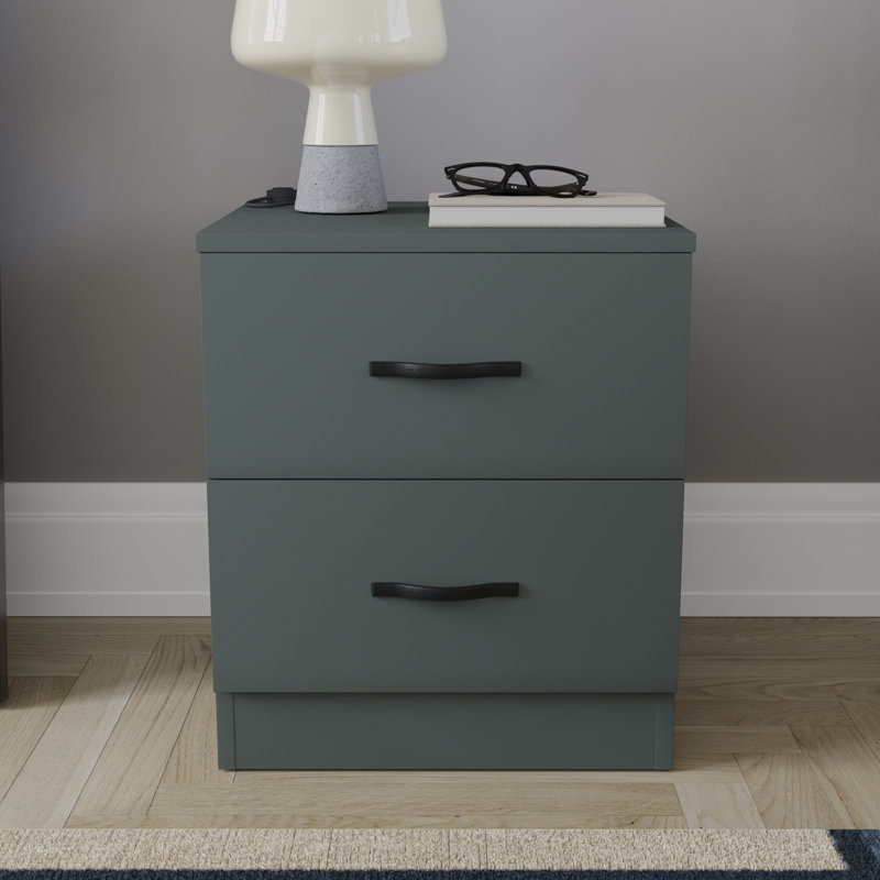 40cm W Manufactured Wood Bedside Table
