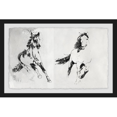 Running Horses by Irena Orlov - 1 Piece Single Picture Frame Wall Art