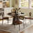 Mid Century Modern Faux Leather Upholstered Dining Side Chairs With Curved Rattan Back,Camel-1654886100-1654886103
