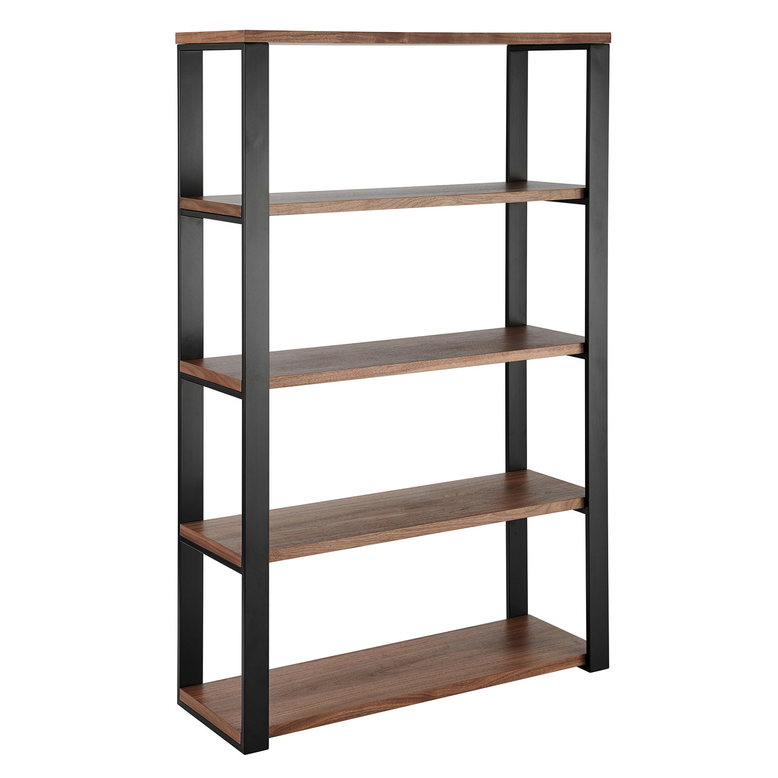 Kenyon 40-Inch Shelf/Shelving Unit Shelves, Black/Walnut