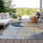 Machine Washable Indoor/Outdoor Cicel ACN1140 Sky Rug-109489627