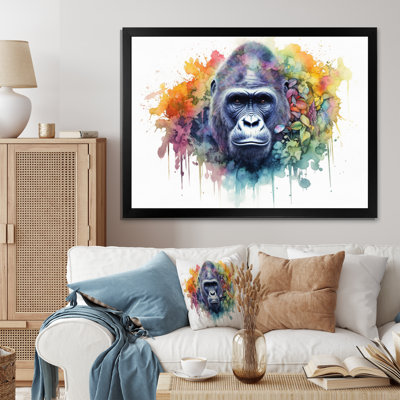 «Colorful Gorilla I» sur toile