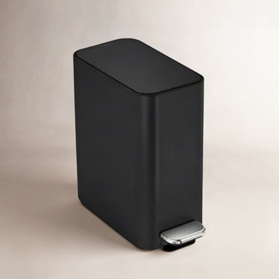 Simplehuman 5 Liter / 1.3 Gallon Slim Steel Step Trash Can