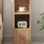 Slim Wood Nightstand with Drawer