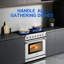 Cuisinière à convection rétro au gaz naturel 36 po AOBOSI